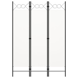 Cloison de séparation 3 panneaux blanc 120x180 cm 511138511138