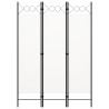 Cloison de séparation 3 panneaux blanc 120x180 cm 511138511138