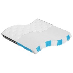 Matelas à ressorts ensachés moyen 200x200 cm 511142511142