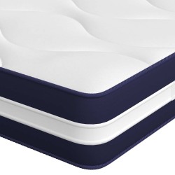 Matelas à ressorts ensachés dureté moyenne 160x200 cm 511144511144