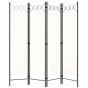 Cloison de séparation 4 panneaux blanc 160x180 cm 511167511167