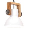 Lampe suspendue industrielle 25 W Blanc Rond 19 cm E27 511177511177