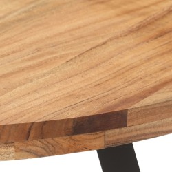 Table de salle à manger 80 cm Bois d'acacia solide 511183511183