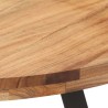Table de salle à manger 80 cm Bois d'acacia solide 511183511183