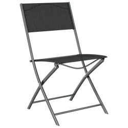 Ensemble à manger de jardin 3 pcs noir acier 511189511189