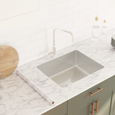 Autocollants auto-adhésifs pour meuble blanc marbré 90x500 cm 511202511202