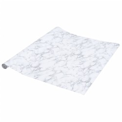 Autocollants auto-adhésifs pour meuble blanc marbré 90x500 cm 511202511202