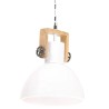 Lampe suspendue industrielle 25 W Blanc Rond 30 cm E27 511209511209