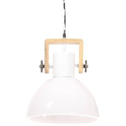 Lampe suspendue industrielle 25 W Blanc Rond 30 cm E27 511209511209