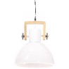 Lampe suspendue industrielle 25 W Blanc Rond 30 cm E27 511209511209