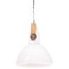 Lampe suspendue industrielle 25 W Blanc Rond 30 cm E27 511209511209