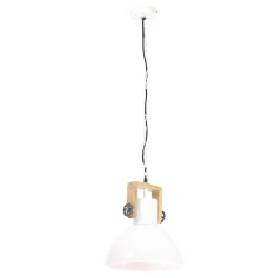 Lampe suspendue industrielle 25 W Blanc Rond 30 cm E27 511209511209