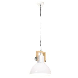 Lampe suspendue industrielle 25 W Blanc Rond 30 cm E27 511209511209