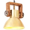 Lampe suspendue industrielle 25 W Laiton Rond 19 cm E27 511210511210