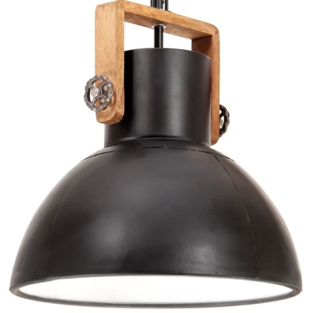 Lampe suspendue industrielle 25 W Noir Rond 40 cm E27 511211511211
