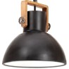 Lampe suspendue industrielle 25 W Noir Rond 40 cm E27 511211511211