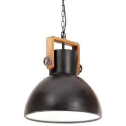 Lampe suspendue industrielle 25 W Noir Rond 40 cm E27 511211511211