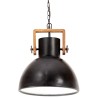 Lampe suspendue industrielle 25 W Noir Rond 40 cm E27 511211511211