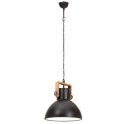 Lampe suspendue industrielle 25 W Noir Rond 40 cm E27 511211511211