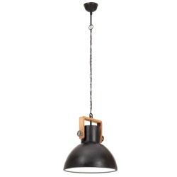 Lampe suspendue industrielle 25 W Noir Rond 40 cm E27 511211511211