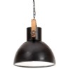 Lampe suspendue industrielle 25 W Noir Rond 40 cm E27 511211511211