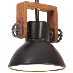 Lampe suspendue industrielle 25 W Noir Rond 19 cm E27 511212511212