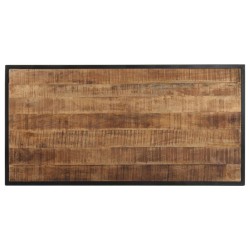 Table à manger 120 cm Bois de manguier brut 511214511214