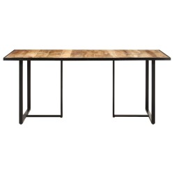 Table de salle à manger 180 cm Bois de manguier brut 511216511216