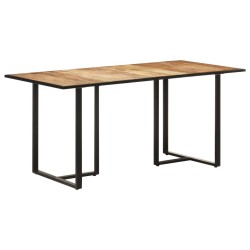 Table de salle à manger 160 cm Bois de manguier brut 511217511217