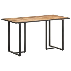 Table de salle à manger 140 cm Bois de manguier brut 511219511219