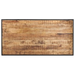 Table de salle à manger 140 cm Bois de manguier brut 511219511219