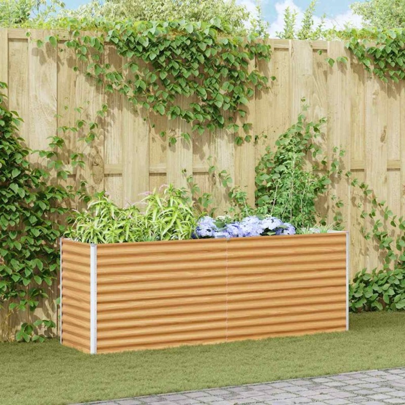 Jardinière surélevée 195 x 50 x 68 cm Acier galvanisé 511248511248