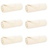 Couvertures à jeter 6 pcs Crème 280 x 210 cm Toison 511249511249
