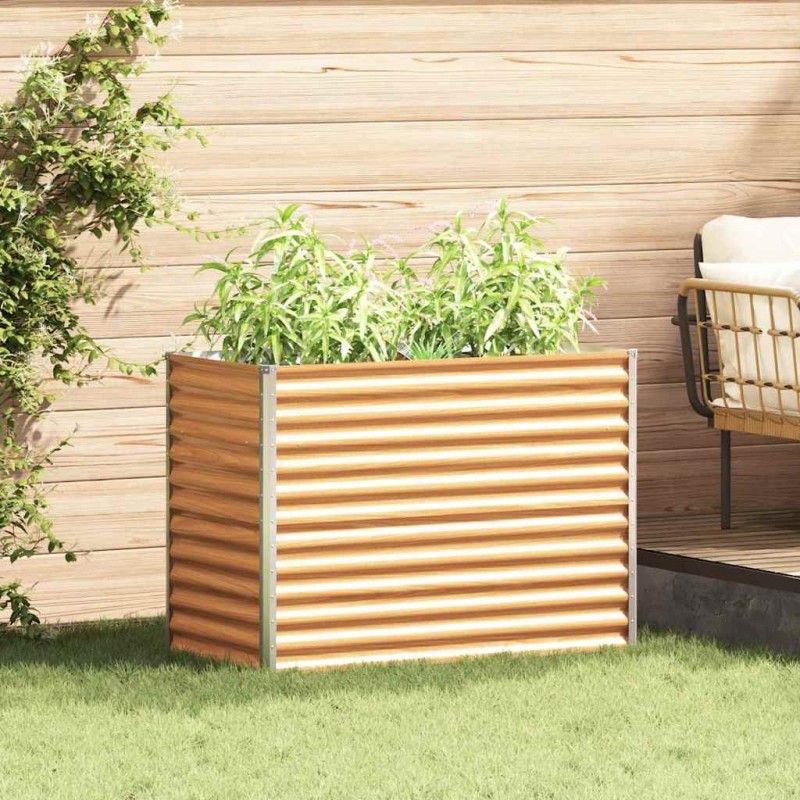 Jardinière surélevée 98 x 50 x 68 cm Acier galvanisé 511252511252