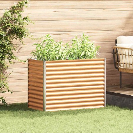 Jardinière surélevée 98 x 50 x 68 cm Acier galvanisé 511252511252