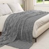 Couvertures à jeter 6 pcs Gris foncé 240 x 220 cm Toison 511262511262