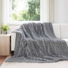 Couvertures à jeter 6 pcs Gris foncé 270 x 240 cm Toison 511263511263