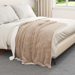 Jeté Camel 130 x 150 cm Toison 511273511273