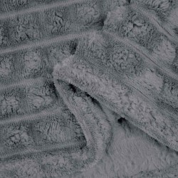 Jeté Gris foncé 150 x 130 cm Toison 511281511281