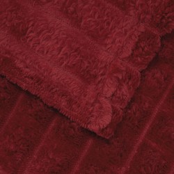 Couvertures à jeter 6 pcs Rouge Bordeaux 200 x 150 cm Toison 511283511283