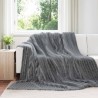 Couvertures à jeter 6 pcs Gris foncé 270 x 240 cm Toison 511294511294