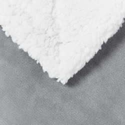 Jeté Gris 240 x 270 cm Toison 511302511302