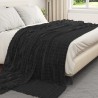 Couvertures à jeter 6 pcs Noir 270 x 240 cm Toison 511316511316