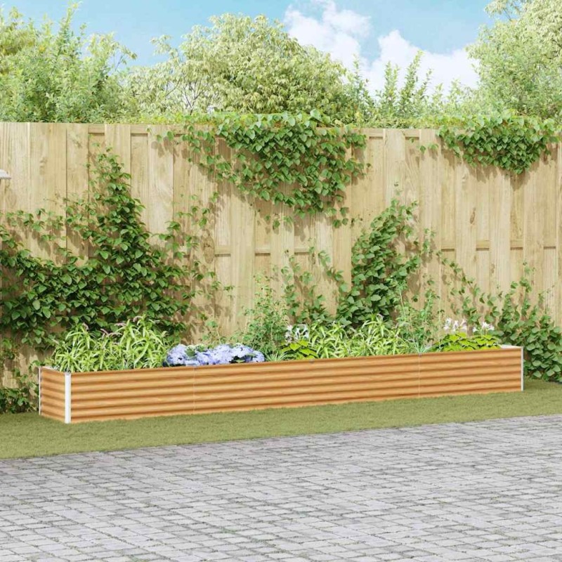 Jardinière surélevée 390 x 50 x 36 cm Acier galvanisé 511326511326