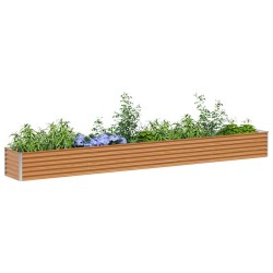 Jardinière surélevée 390 x 50 x 36 cm Acier galvanisé 511326511326