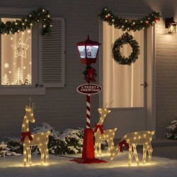 Lampe de rue de Noël avec lanterne Rouge 40,5x40,5x180cm 511345511345