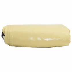 Bâche 650g / m² Beige 1,5 x 10 m Toile avec revêtement en PVC 511368511368