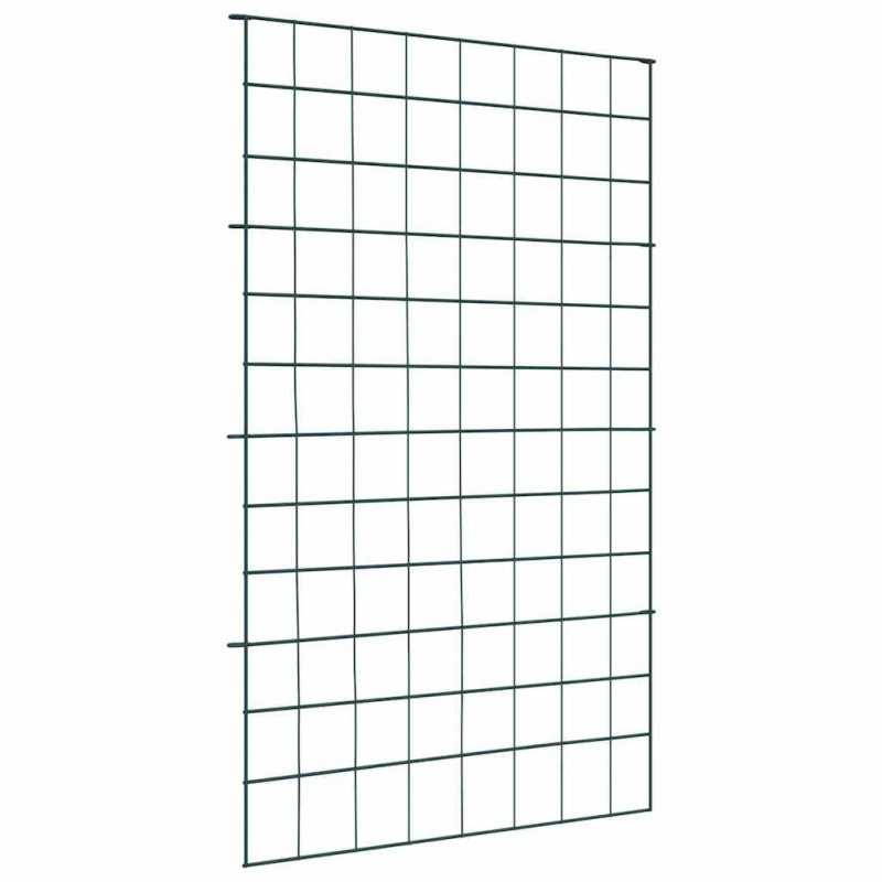 Ensemble de clôture de jardin 8 pcs Vert 50 x 80 cm Acier 511379511379
