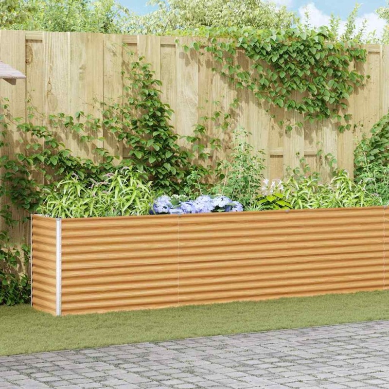 Jardinière surélevée 485 x 50 x 68 cm Acier galvanisé 511382511382