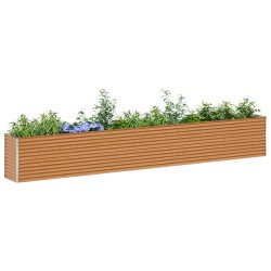 Jardinière surélevée 485 x 50 x 68 cm Acier galvanisé 511382511382